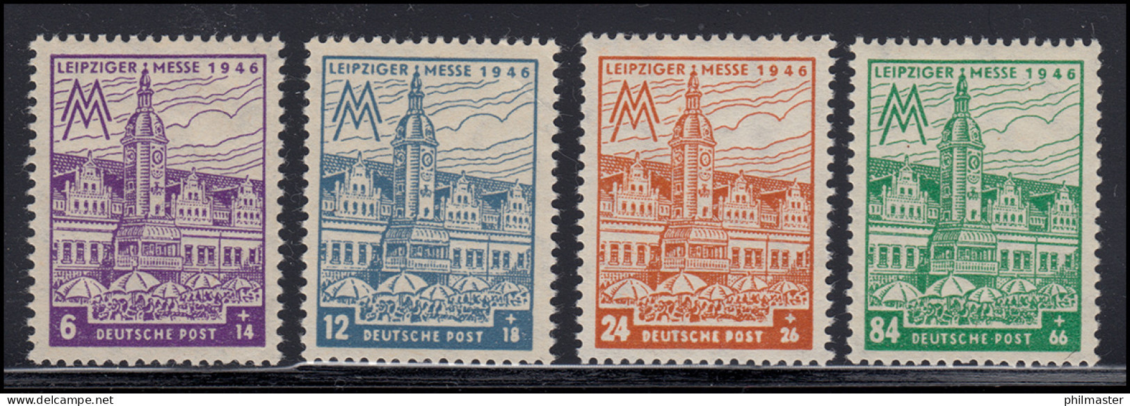 162-165AY Leipziger Messe, Typ AY, Satz ** - Postfris