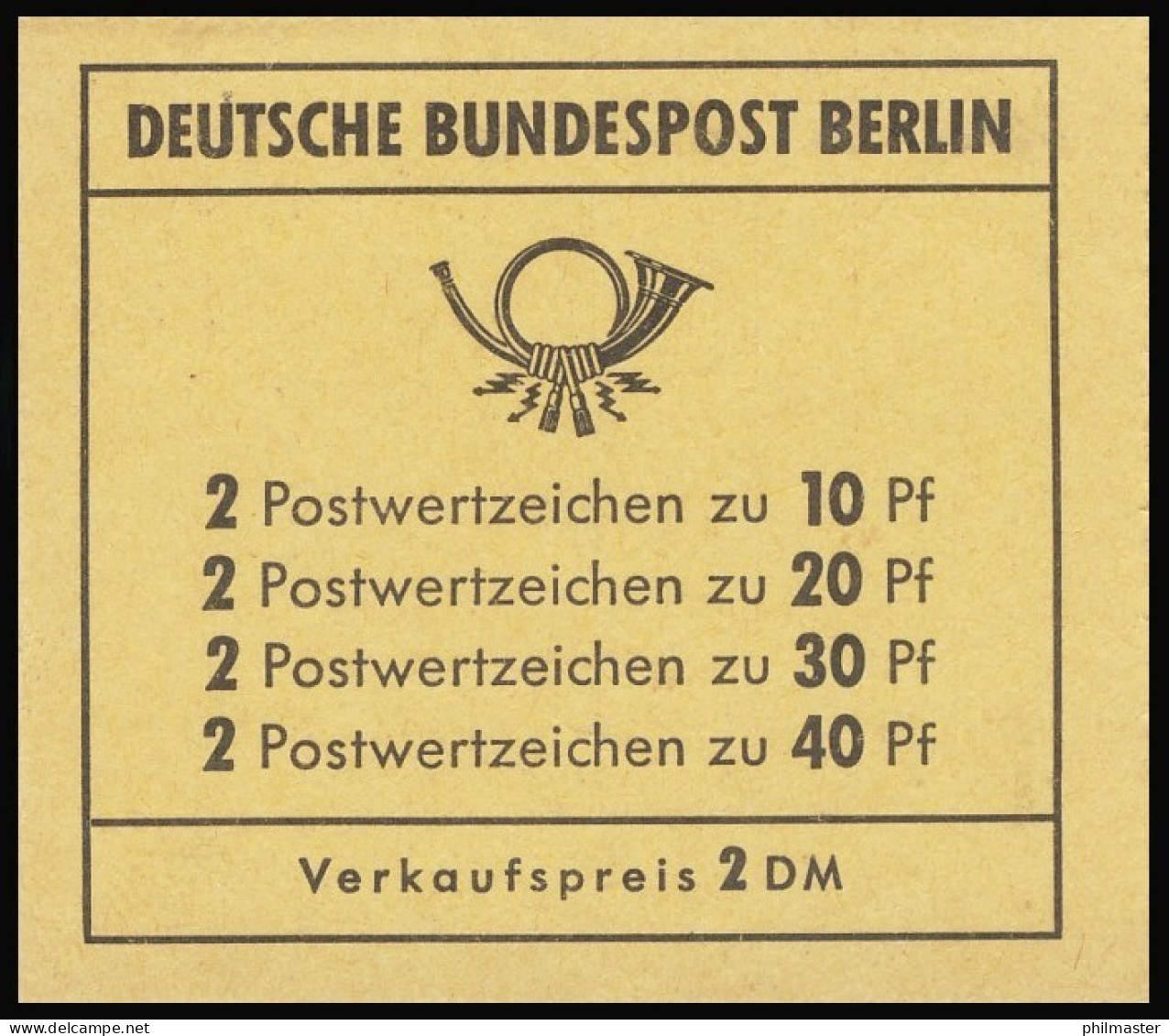 8a PFI MH Unfall 1972 Mit PLF 404II Unten Gebrochenes L, Feld 6, ** - Booklets