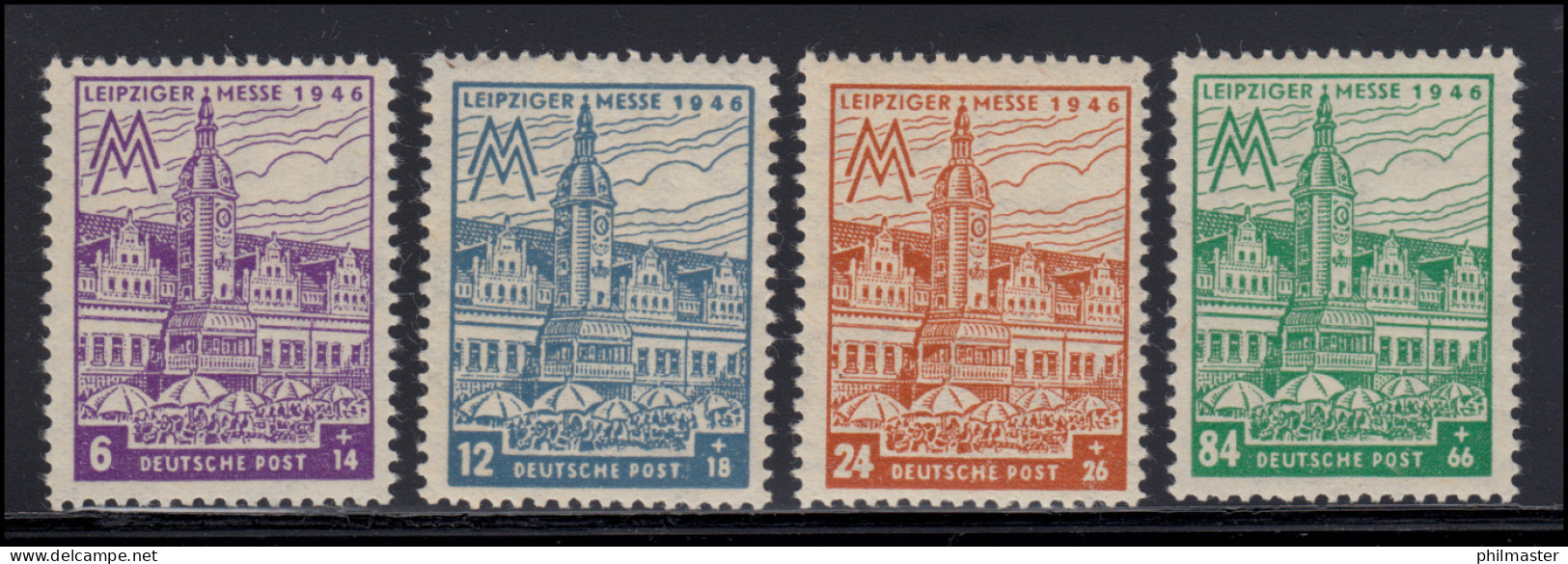 162-165AX Leipziger Messe, Typ AX, Satz ** - Nuovi