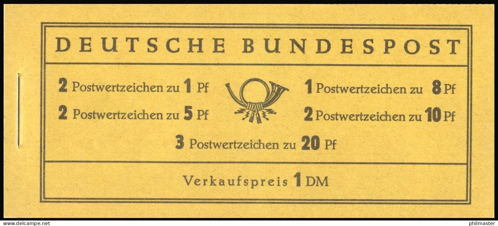 4Xu MH Heuss Und Ziffer 1958 - RLV II, ** - 1951-1970