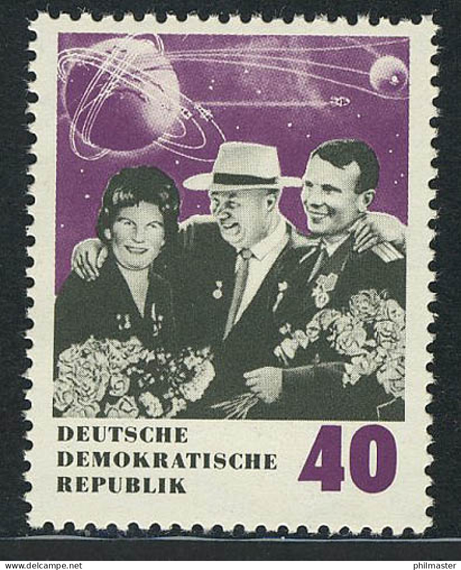 1021 Nikita Chruschtschow 40 Pf ** - Unused Stamps