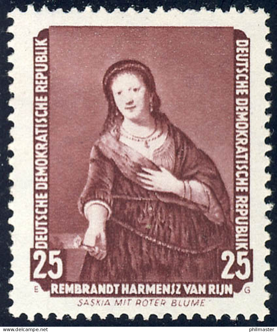 590 Dresdener Gemäldegalerie 25 Pf ** Postfrisch - Unused Stamps