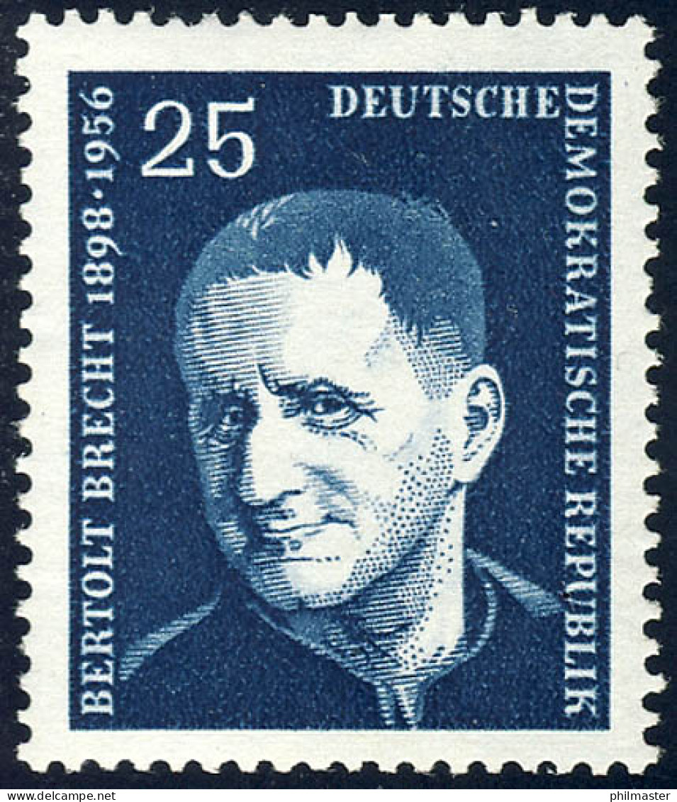 594 Bertolt Brecht 25 Pf ** Postfrisch - Ongebruikt