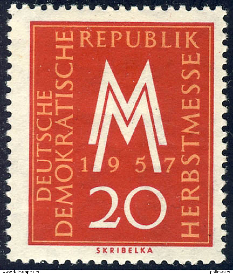 596 Leipziger Herbstmesse 20 Pf ** Postfrisch - Unused Stamps