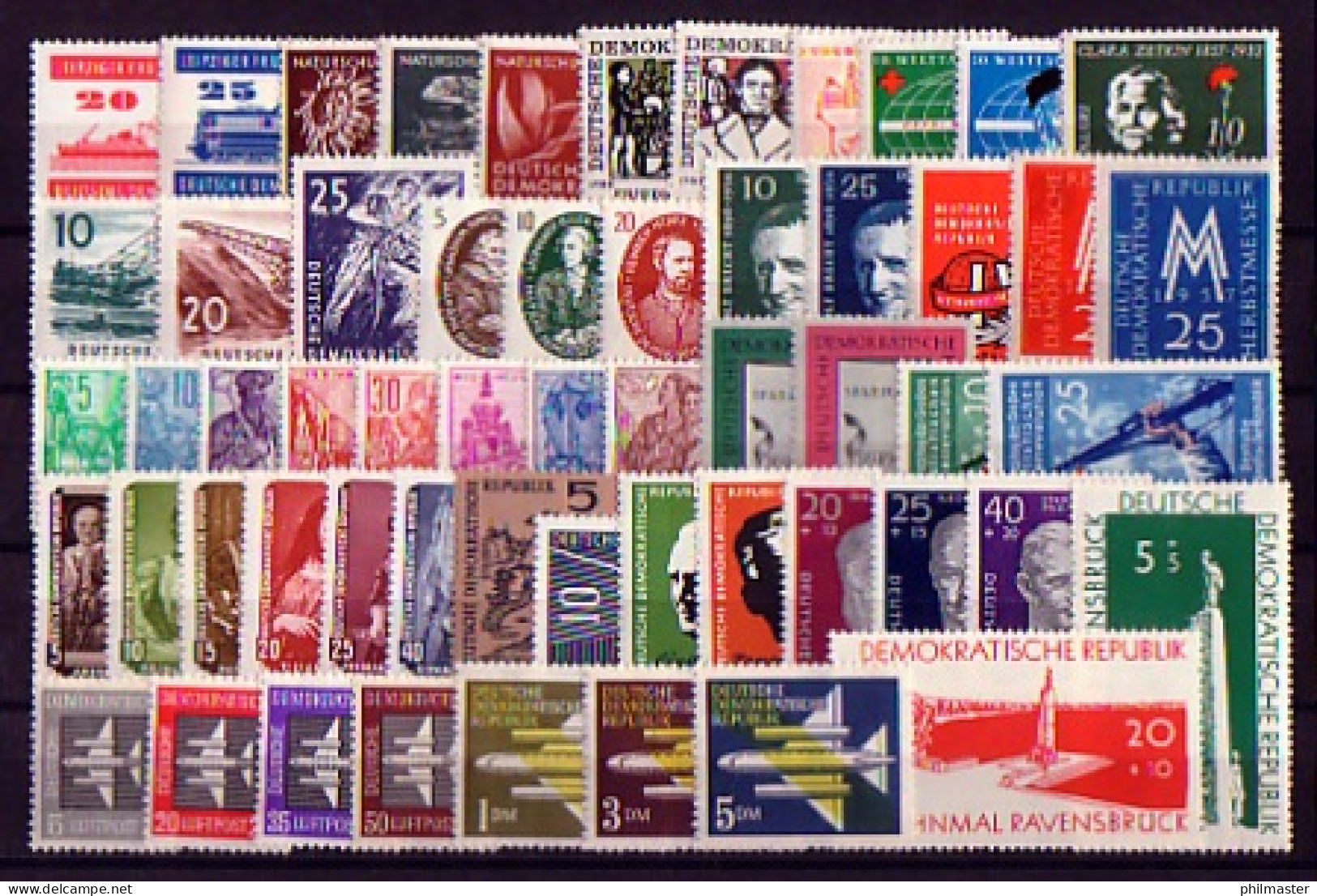 559-615 DDR-Jahrgang 1957 Komplett, Postfrisch ** / MNH - Annual Collections