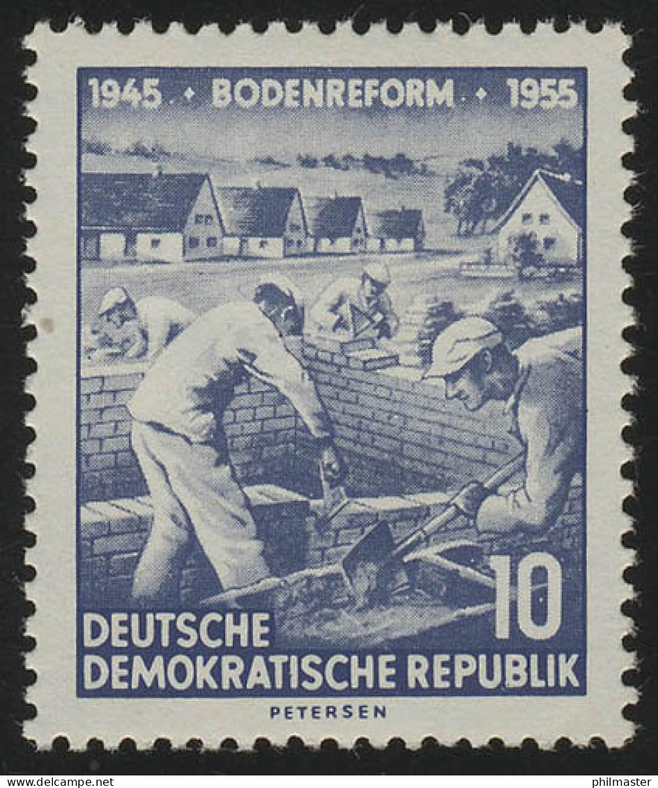 482 Bodenreform 10 Pf ** Postfrisch - Unused Stamps