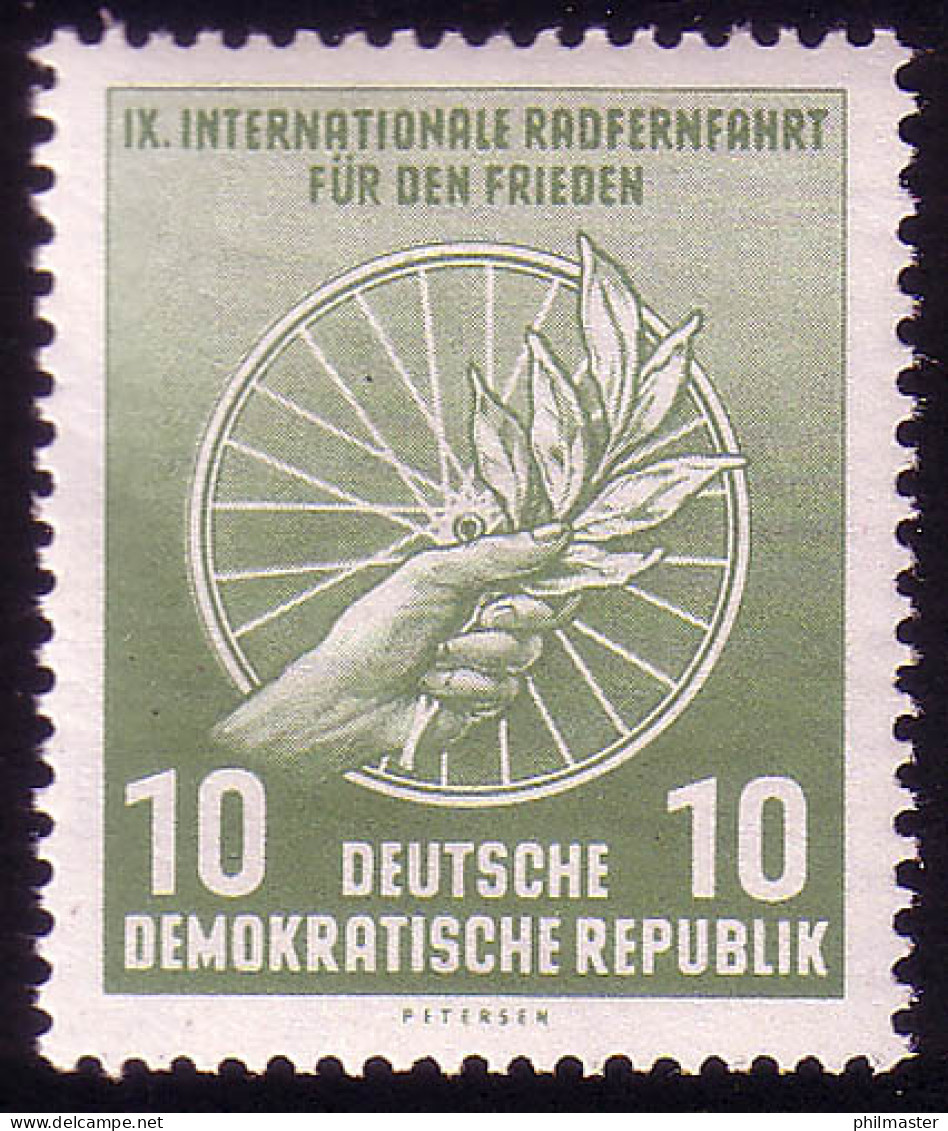 521 Radrennfahrt 10 Pf ** Postfrisch - Unused Stamps