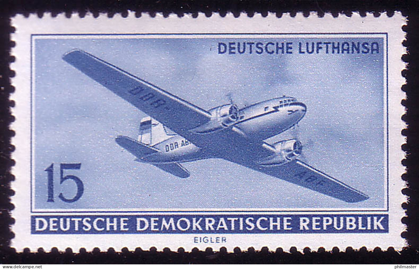 514 Luftverkehr 15 Pf ** Postfrisch - Unused Stamps
