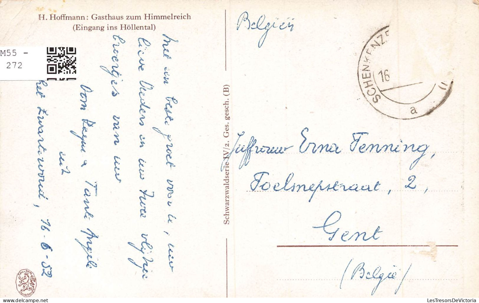 ARTS - Peintures Et Tableaux - Gasthaus Zum Himmelreich - H.Hoffman - Carte Postale Ancienne - Schilderijen