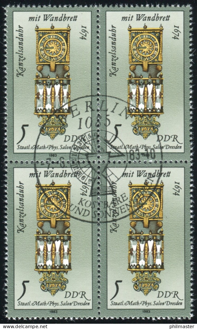 2796 Kostbare Uhren: PLF Fleck Links Von Der Wertziffer 5, Feld 33, ESSt Berlin - Errors & Oddities