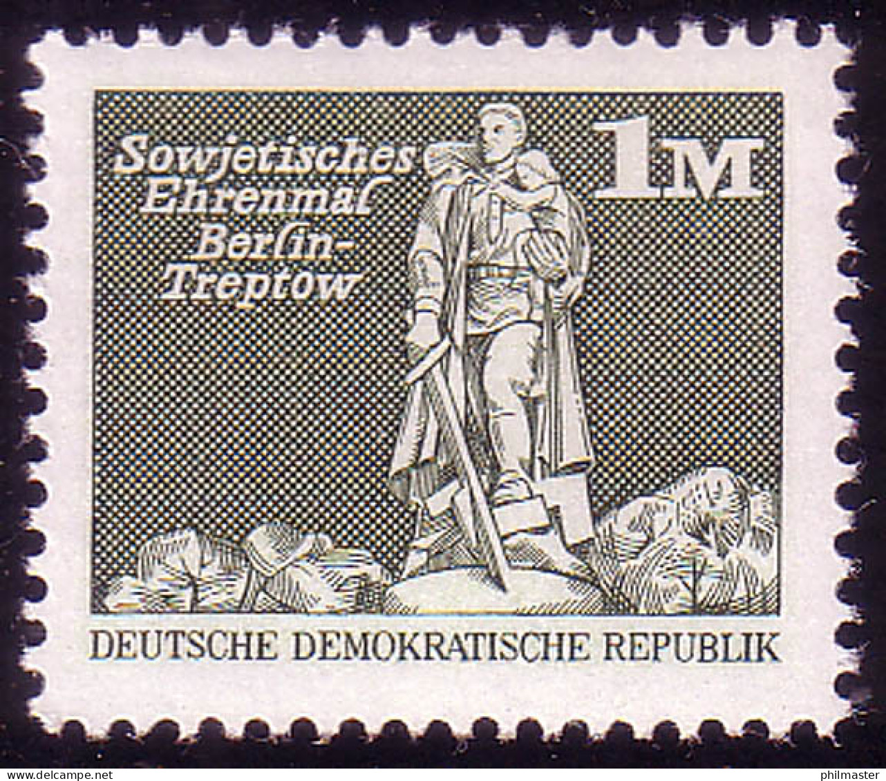 2561 Aufbau In Der DDR Kleinformat 1 M ** - Unused Stamps