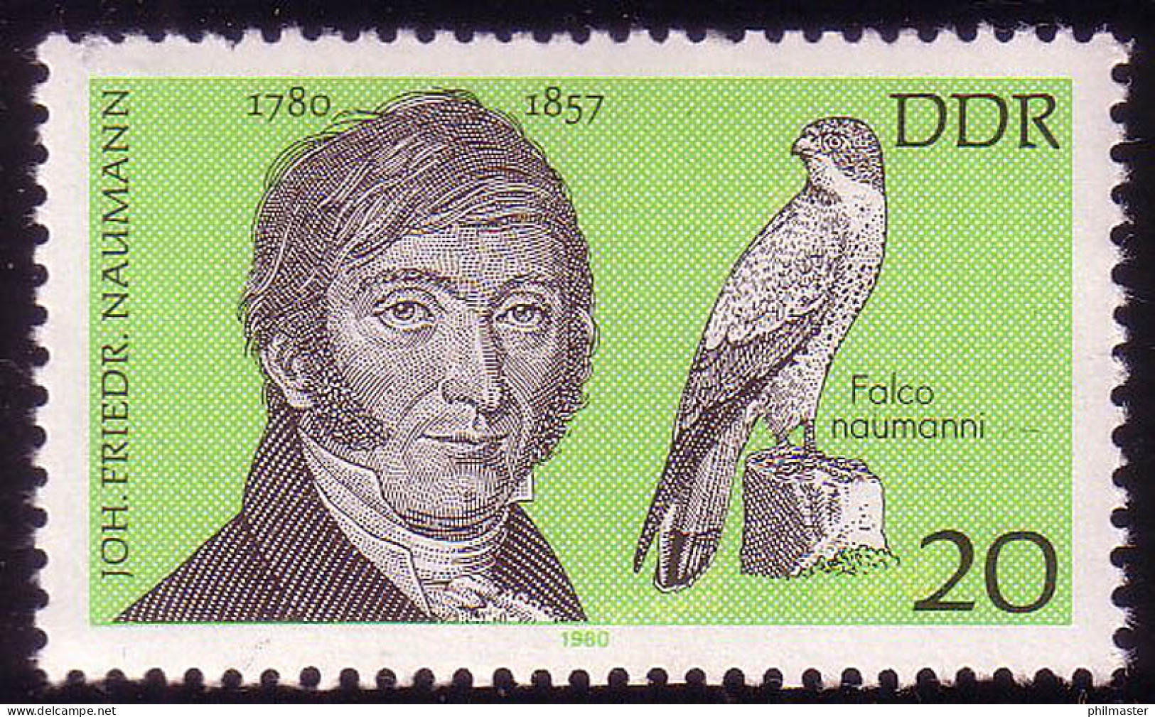 2494 Bedeutende Persönlichkeiten 20 Pf Naumann ** - Unused Stamps