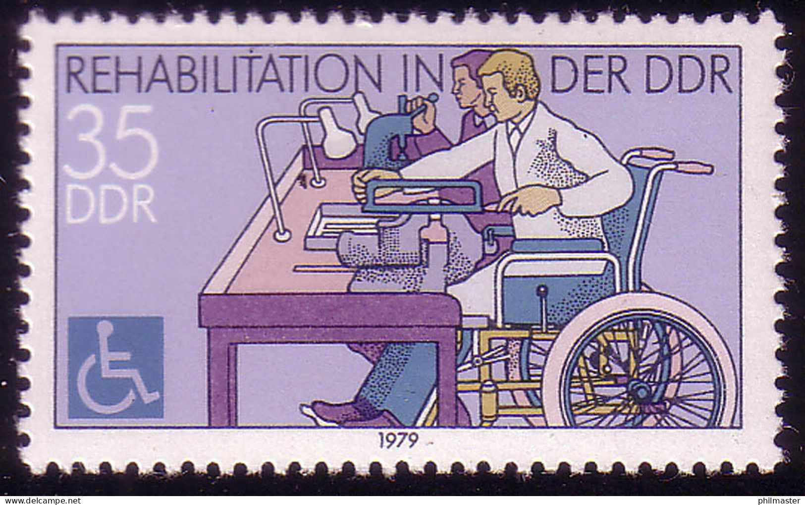 2432 Rehabilitation Von Behinderten 35 Pf ** - Unused Stamps