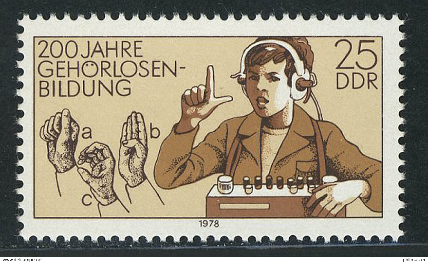 2315 Bildungseinrichtung Für Gehörlose 25 Pf ** - Unused Stamps