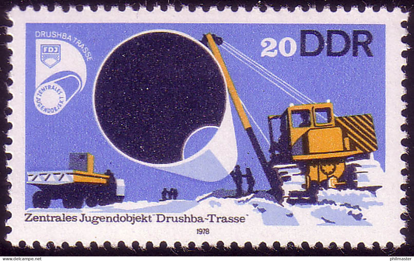 2368 Drushba-Trasse ** - Unused Stamps