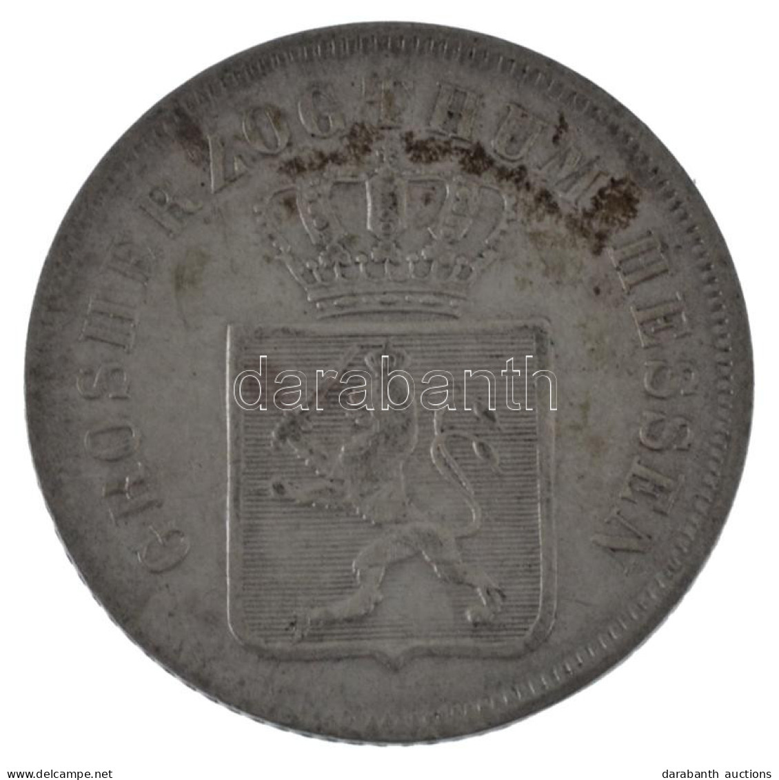 Német Államok / Hessen-Darmstadt 1846. 6kr Ag T:XF Patina German States / Hessen Darmstadt 1846. 6 Kreuzer Ag C:XF Patin - Zonder Classificatie