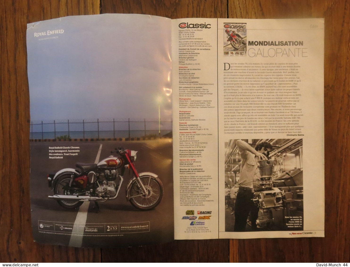 Moto Revue Classic #82. Septembre-Octobre 2015 - Motorfietsen