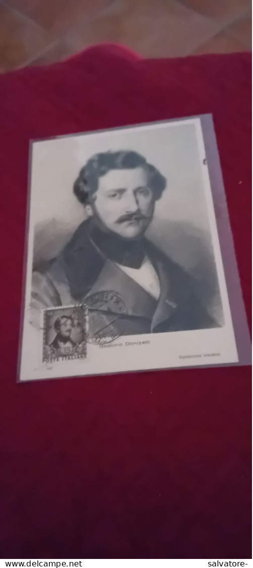 CARTOLINA GAETANO DONINZETTI - Historische Figuren