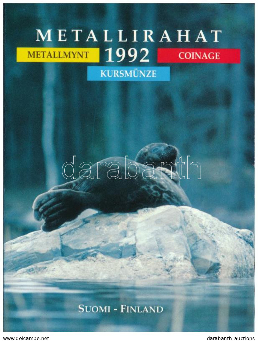 Finnország 1994. 10p - 5M (5xklf) Forgalmi Sor Karton Dísztokban T:UNC  Finland 1994. 10 Pennia - 5 Markkaa (5xdiff) Coi - Non Classés