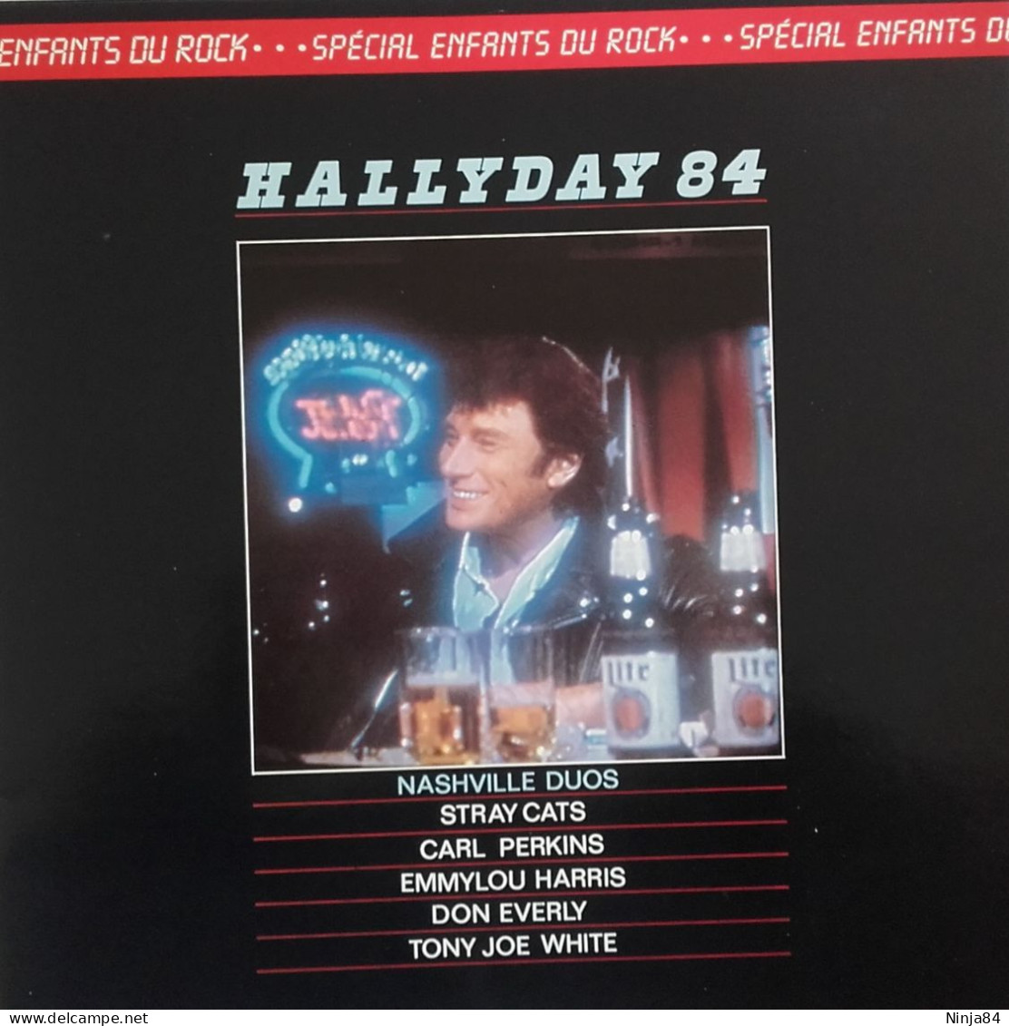 2 LP 33 CM (12") Johnny Hallyday " Hallyday 84 Nashville "