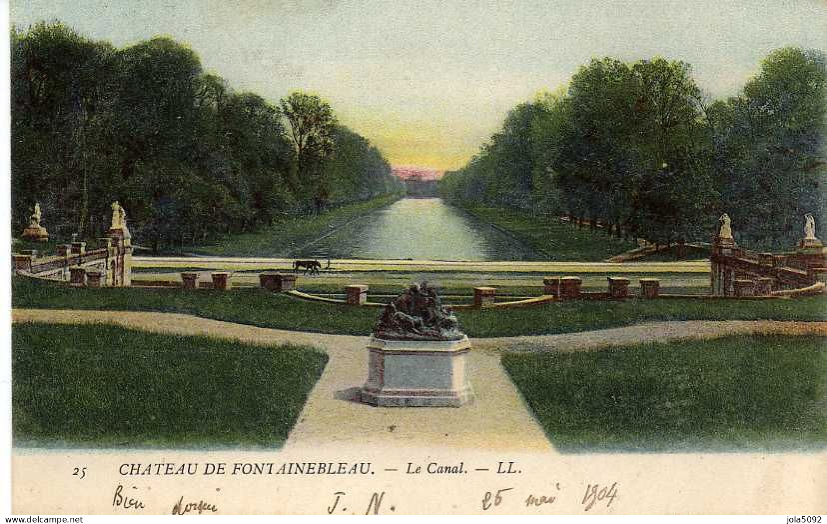 77 - Château De FONTAINEBLEAU - Le Canal - Fontainebleau