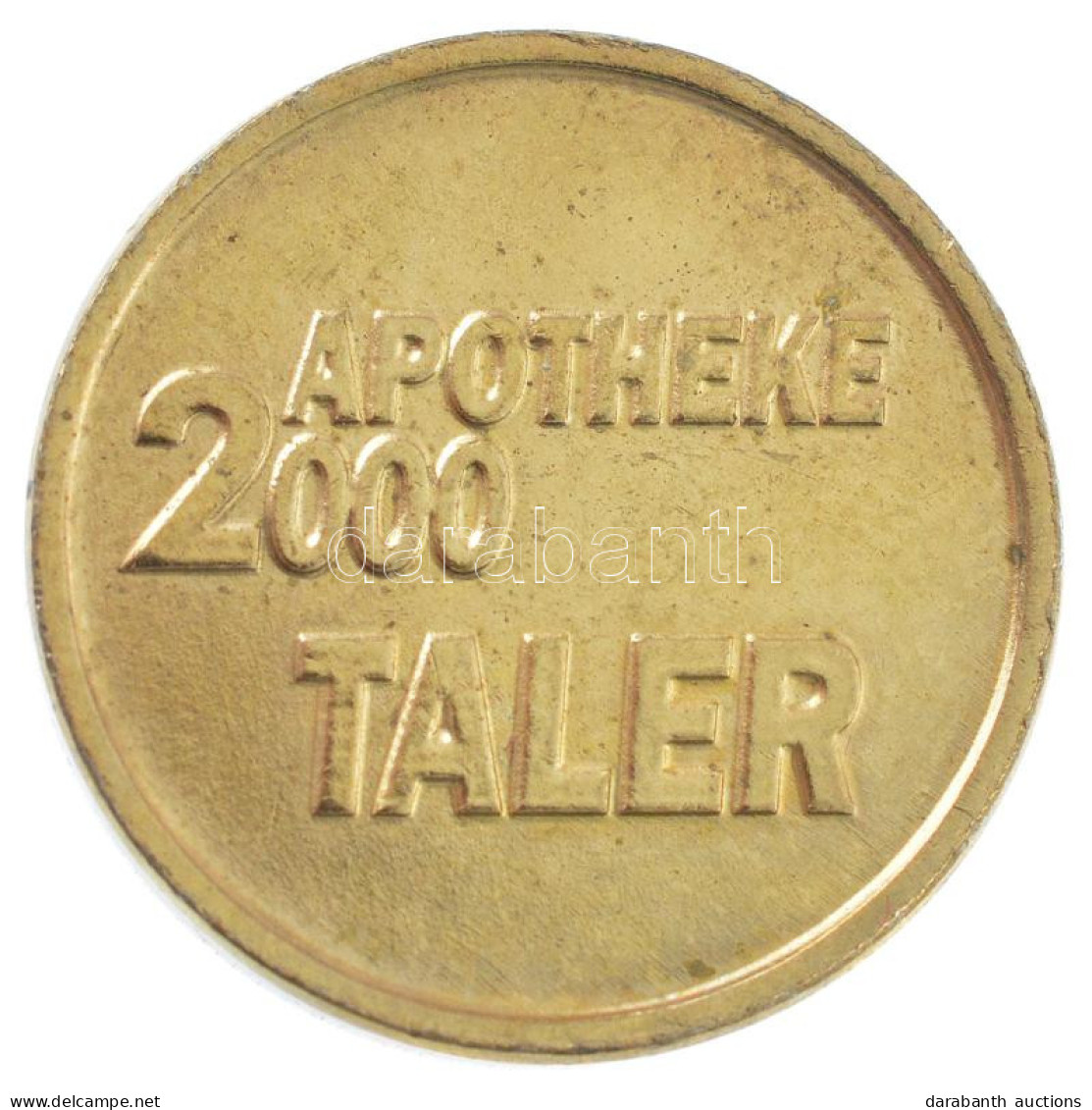 Németország 2000. "Gyógyszertár 2000 Taller" Bronz Kétoldalas Emlékérem (23mm) T:1- Germany 2000. "Pharmacy 2000 Taller" - Unclassified