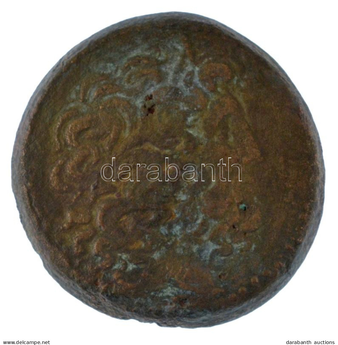 Ptolemaida Egyiptom / III. Ptolemaiosz Euergetész Kr. E. 246-222. AE Tetrobol (37mm/38,54g) T:F Patina Ptolemaic Kingdom - Non Classés