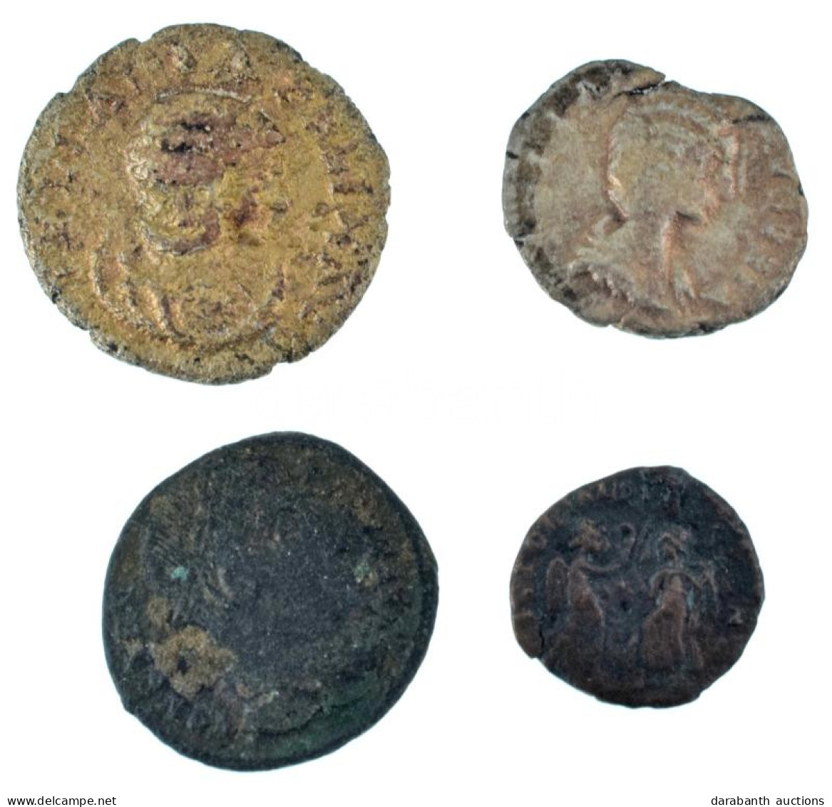 4db-os érme Tétel Benne: Római Birodalom / Heraclea / I. Constantinus 321-324. Follis (2,97g) + Római Birodalom / Róma / - Ohne Zuordnung