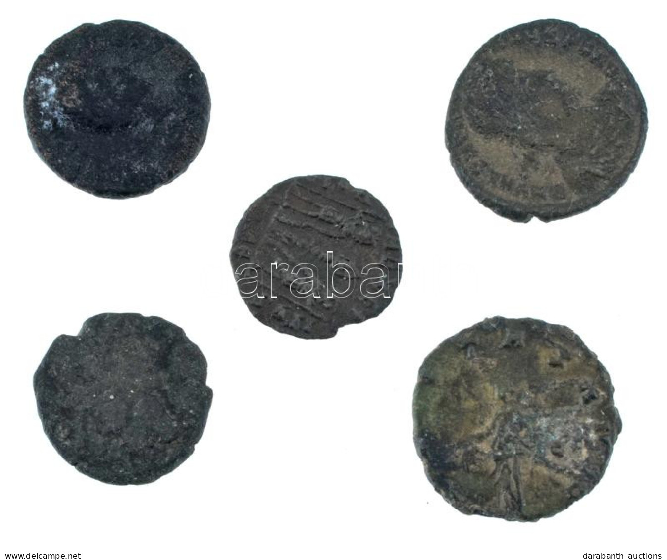 Római Birodalom 5db-os Bronz érmetétel T:VF,F Roman Empire 5pcs Bronze Coin Lot C:VF,F - Non Classés