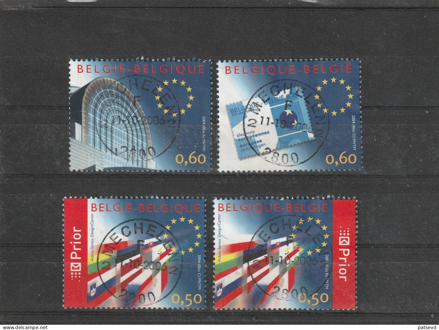 3256/:3259 L'Union Européene/Europese Unie Oblit/gestp Centrale - Used Stamps