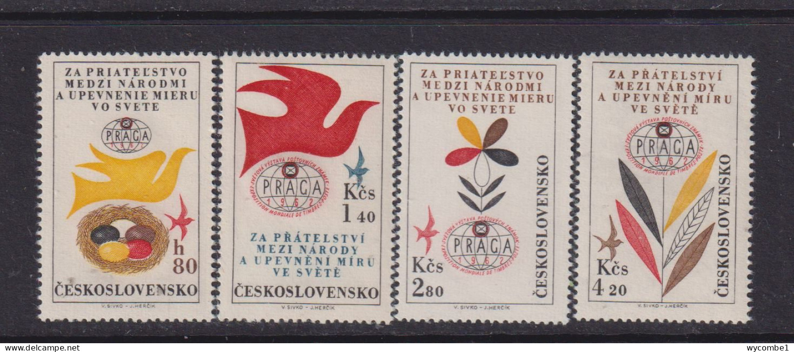 CZECHOSLOVAKIA  - 1962 Air Prague Stamp Exhibition Set Never Hinged Mint - Unused Stamps