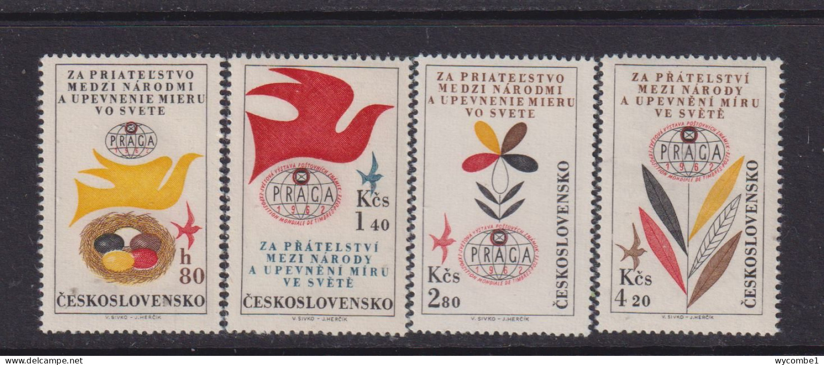 CZECHOSLOVAKIA  - 1962 Air Prague Stamp Exhibition Set Never Hinged Mint - Nuevos