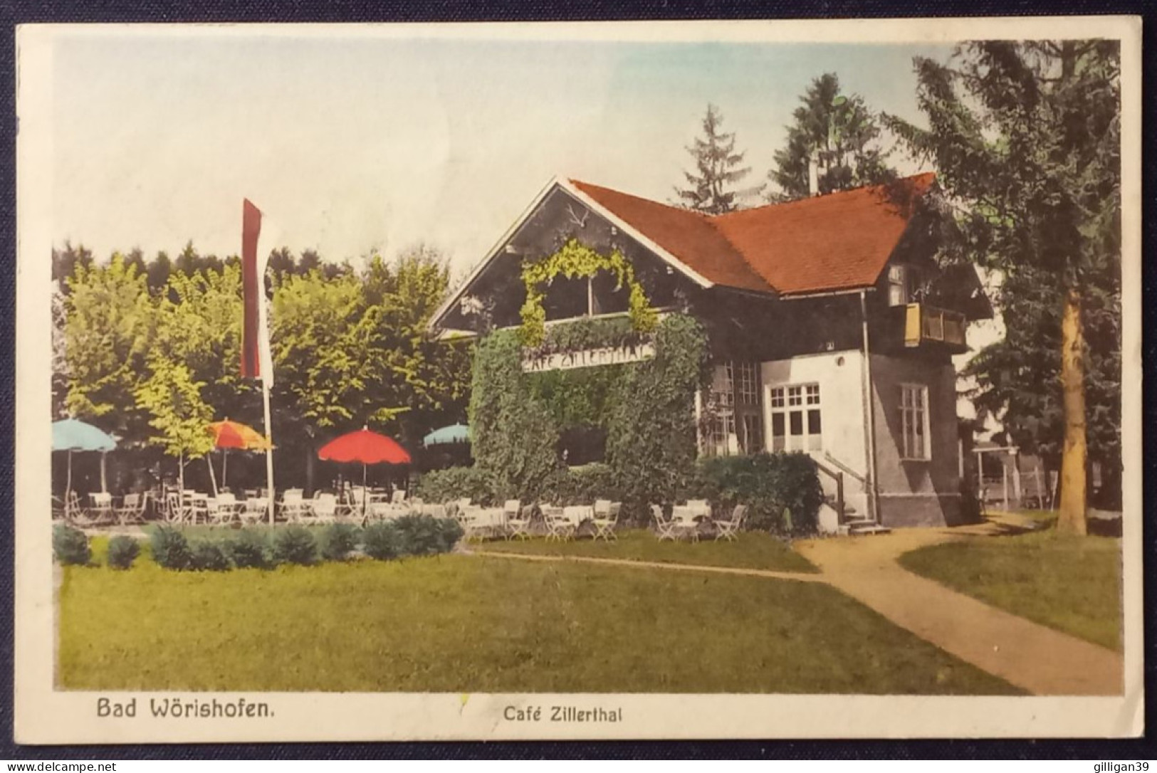 BAD WÖRISHOFEN, Café Zillerthal, Vor 1945 Gelaufen - Bad Wörishofen