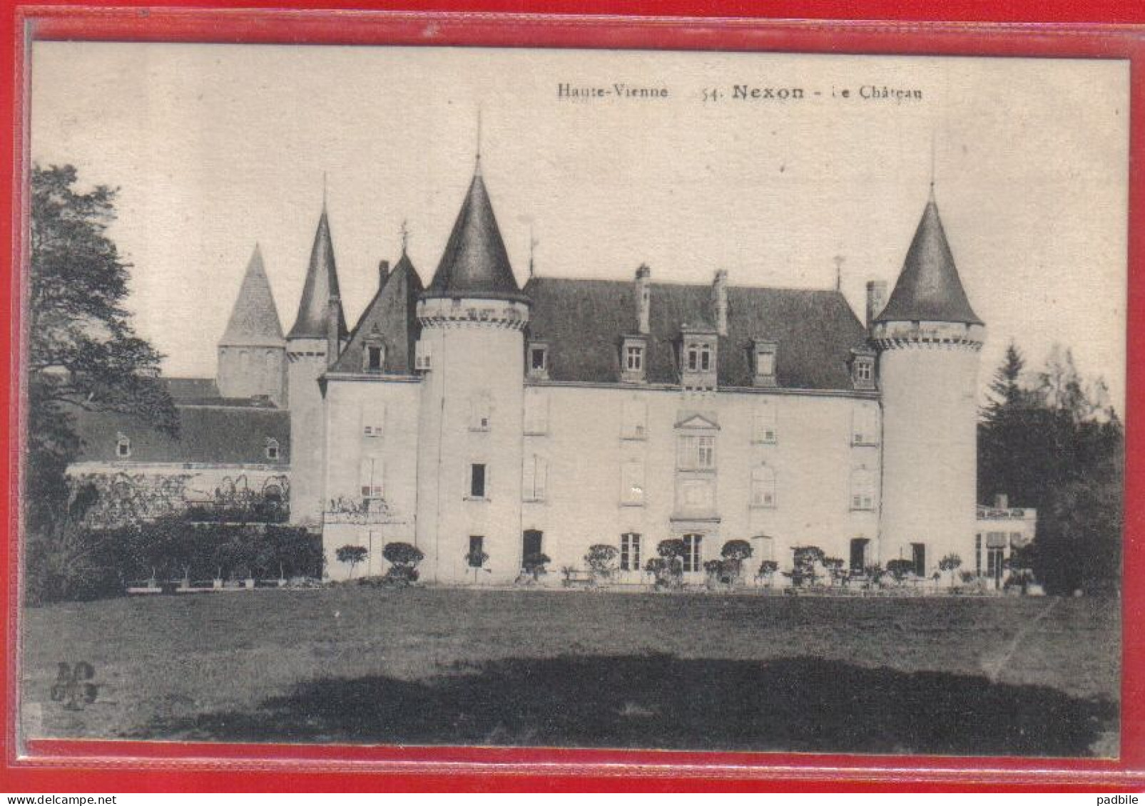 Carte Postale 87. Nexon  Le Chateau  Très Beau Plan - Sonstige & Ohne Zuordnung