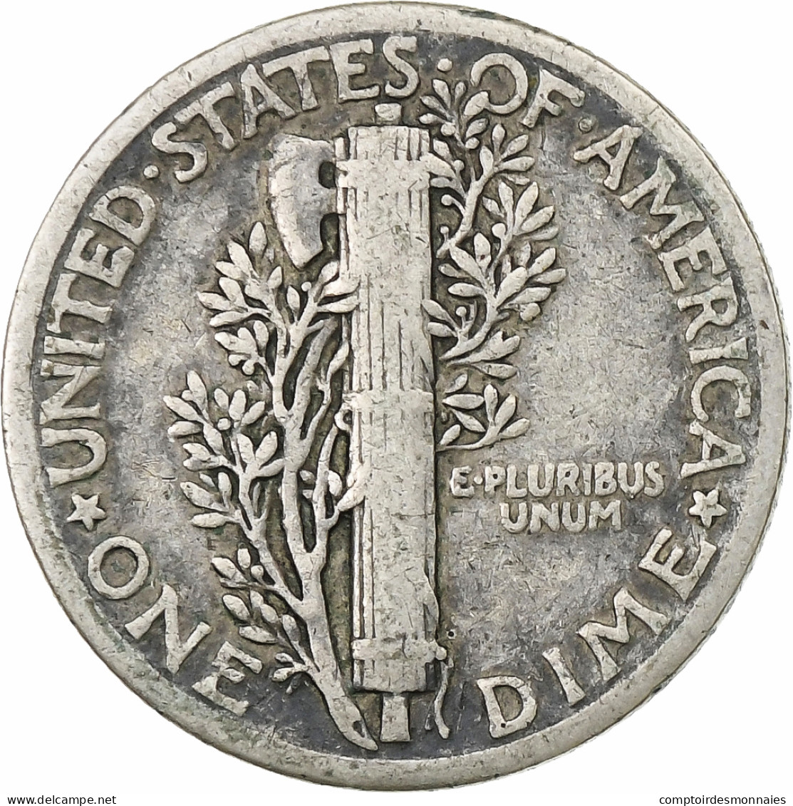 États-Unis, Dime, Mercury Dime, 1935, U.S. Mint, Argent, TB+, KM:140 - 1916-1945: Mercury (Mercure)