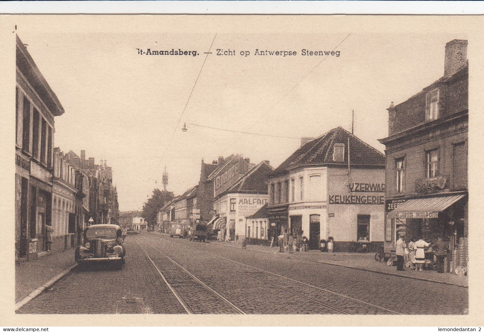 St Amandsberg - Zicht Op Antwerpse Steenweg - Gent