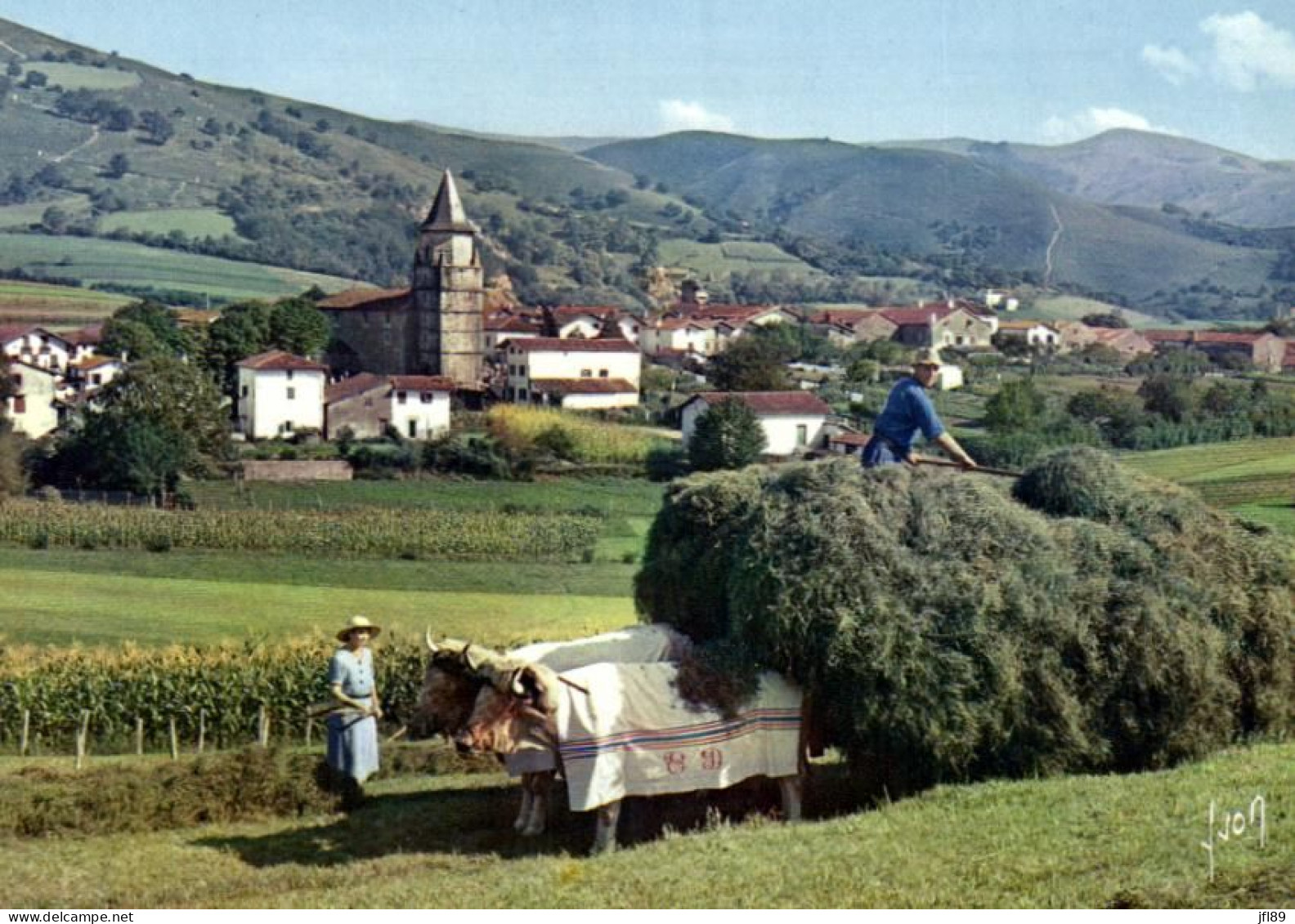 64 - Pyrénées-Atlantiques - AÏnhoa - Village Type Du Pays Basque - 7017 - Ainhoa