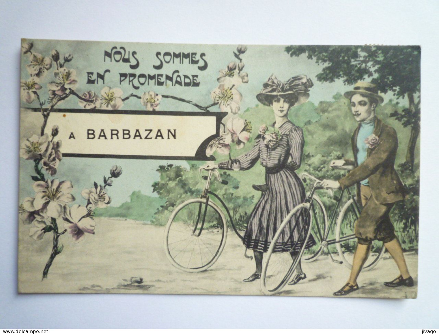 2024 - 1538  BARBAZAN  (Haute-Garonne)  :  Nous Sommes En Promenade à Barbazan  1911  XXX - Barbazan