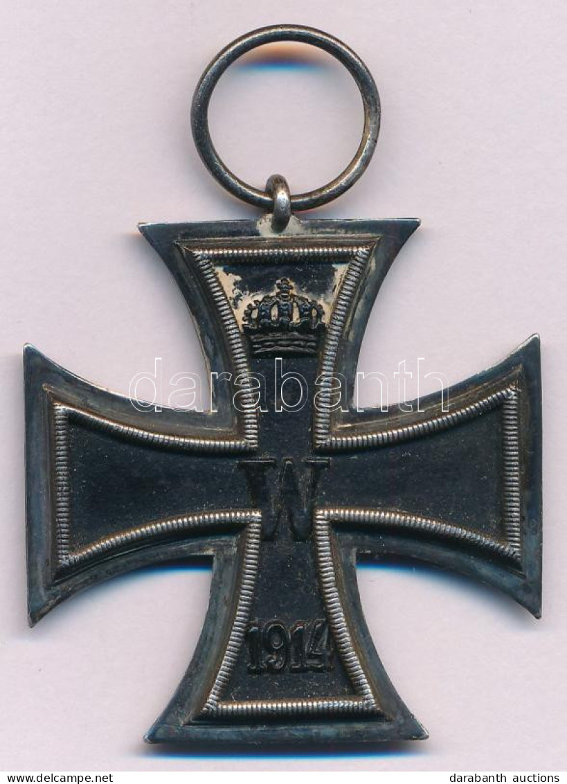 Német Birodalom 1914. "Vaskereszt 2. Osztály" Kitüntetés, A Karika Gyártói Jelzés Nélkül T:XF  German Empire 1914. "Iron - Unclassified