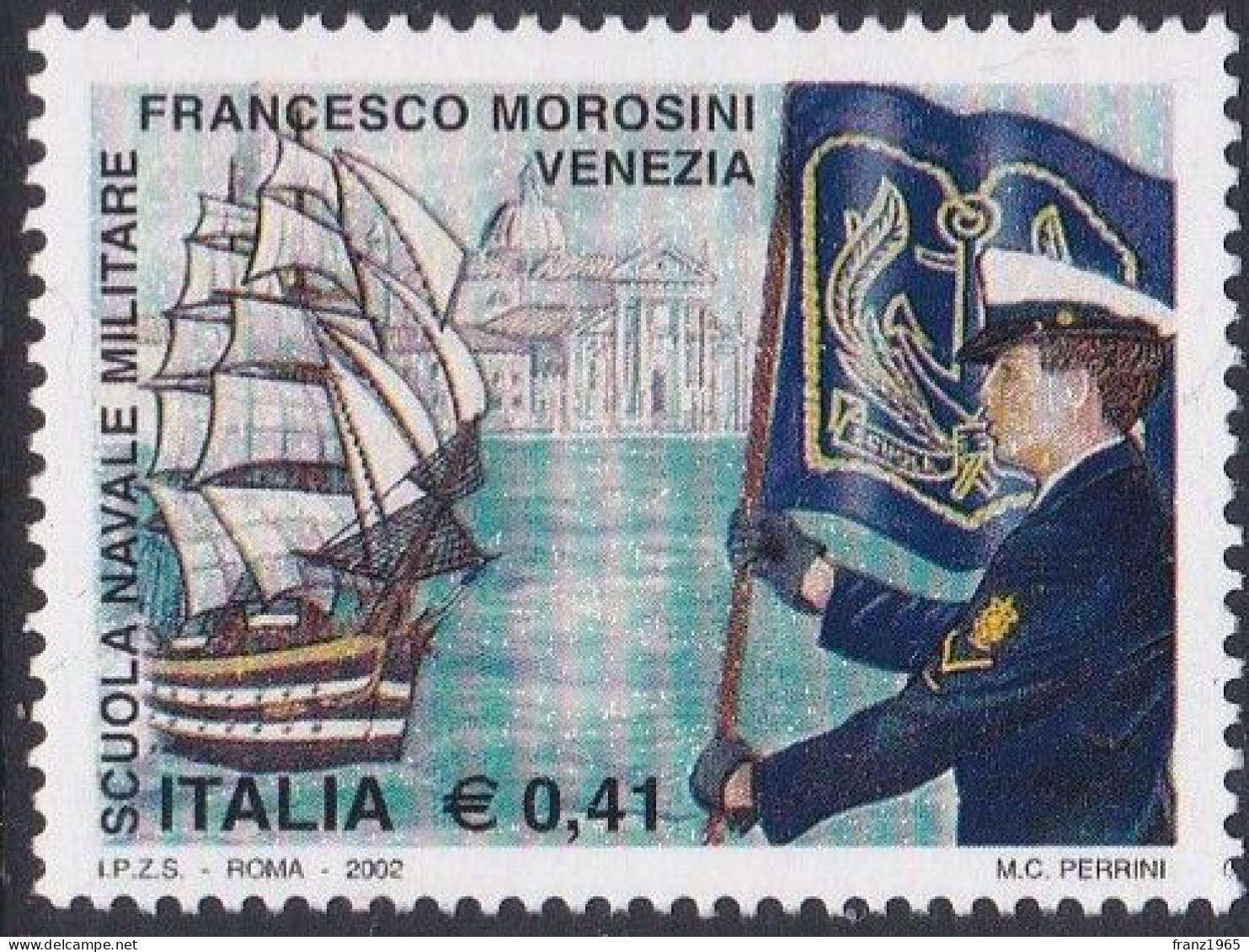 Military Navy School Francesco Morosini - 2002 - 2001-10: Nieuw/plakker