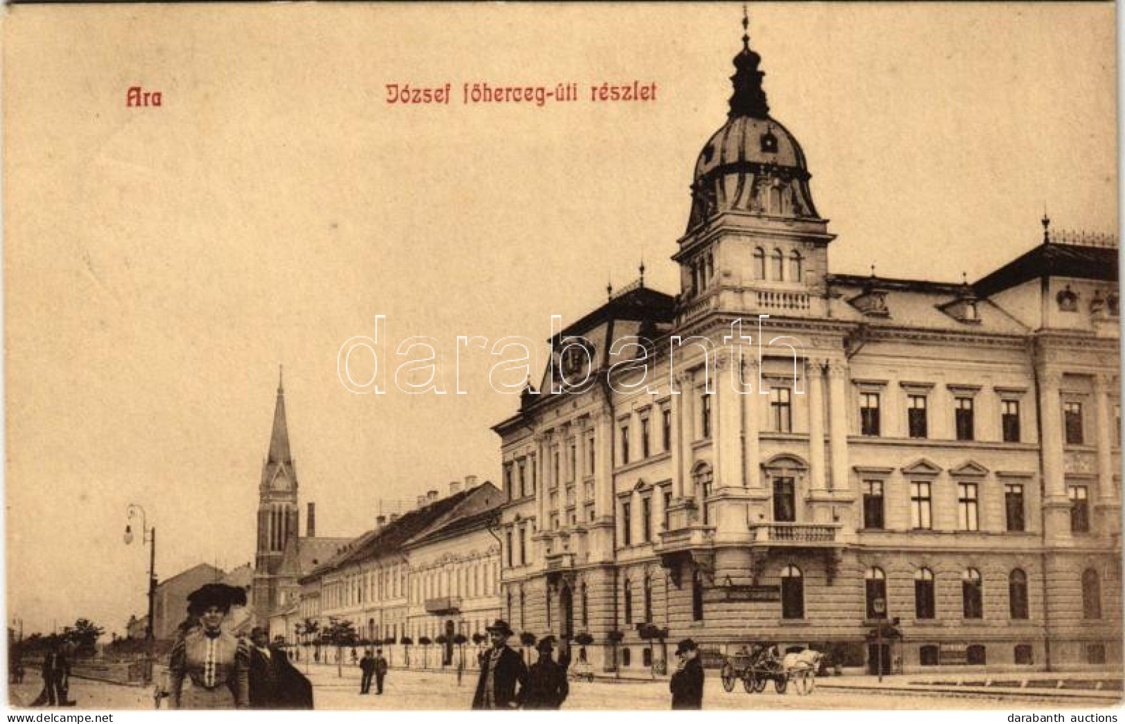 T2 1910 Arad, József Főherceg úti Részlet / Street View - Unclassified