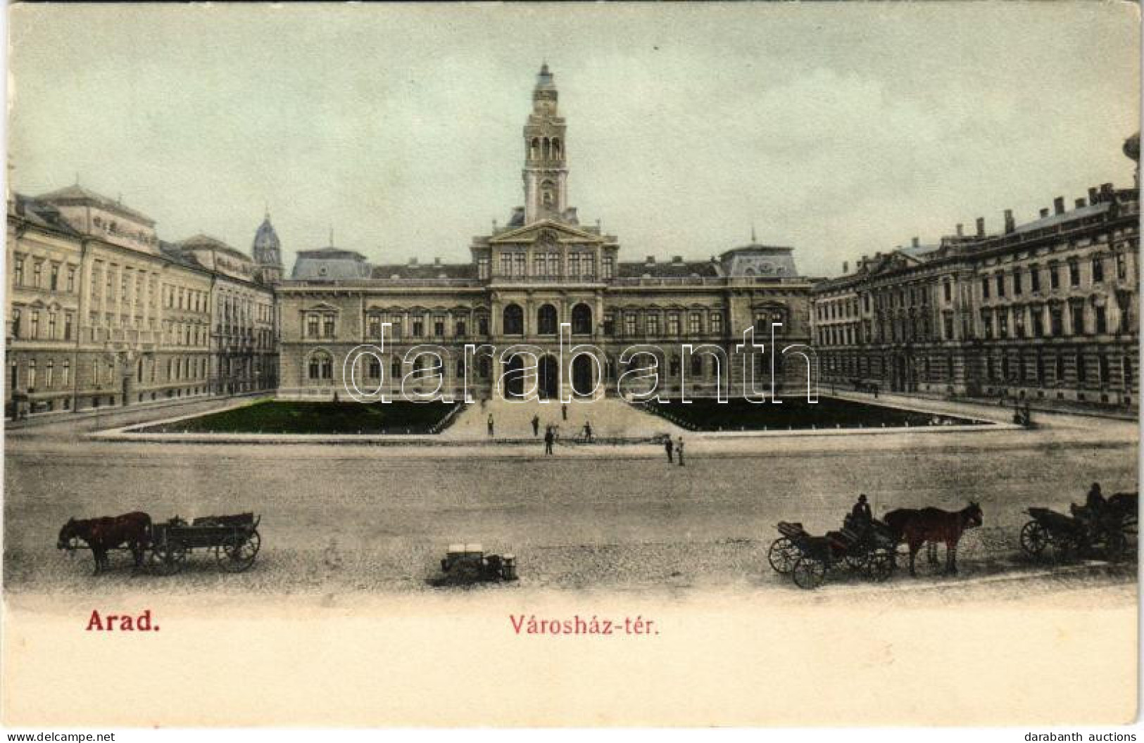 ** T2/T3 Arad, Városház Tér, Városháza / Square, Town Hall (EK) - Non Classificati