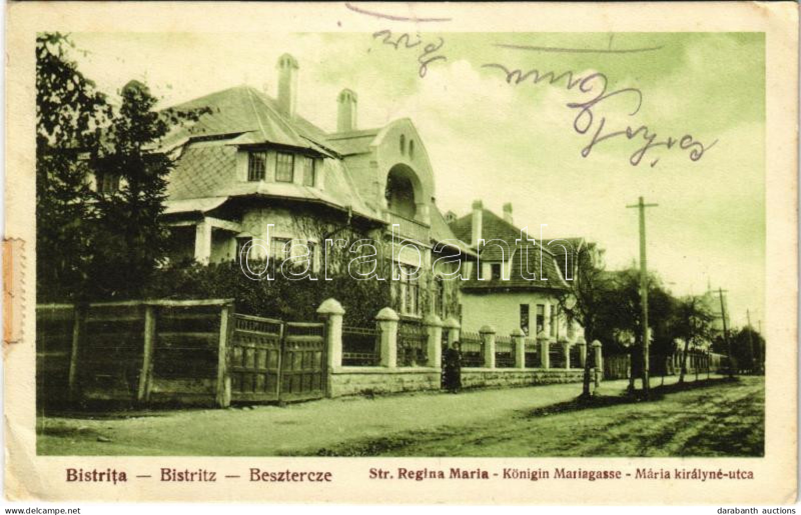 T3 1917 Beszterce, Bistritz, Bistrita; Mária Királyné Utca / Street (EK) - Sin Clasificación
