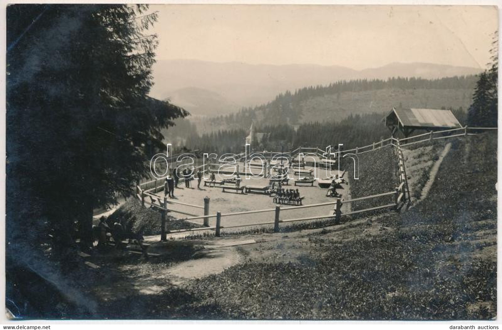 T3 1937 Borszék, Borsec; Napfürdő / Sunbathing. Photo (EB) - Non Classificati