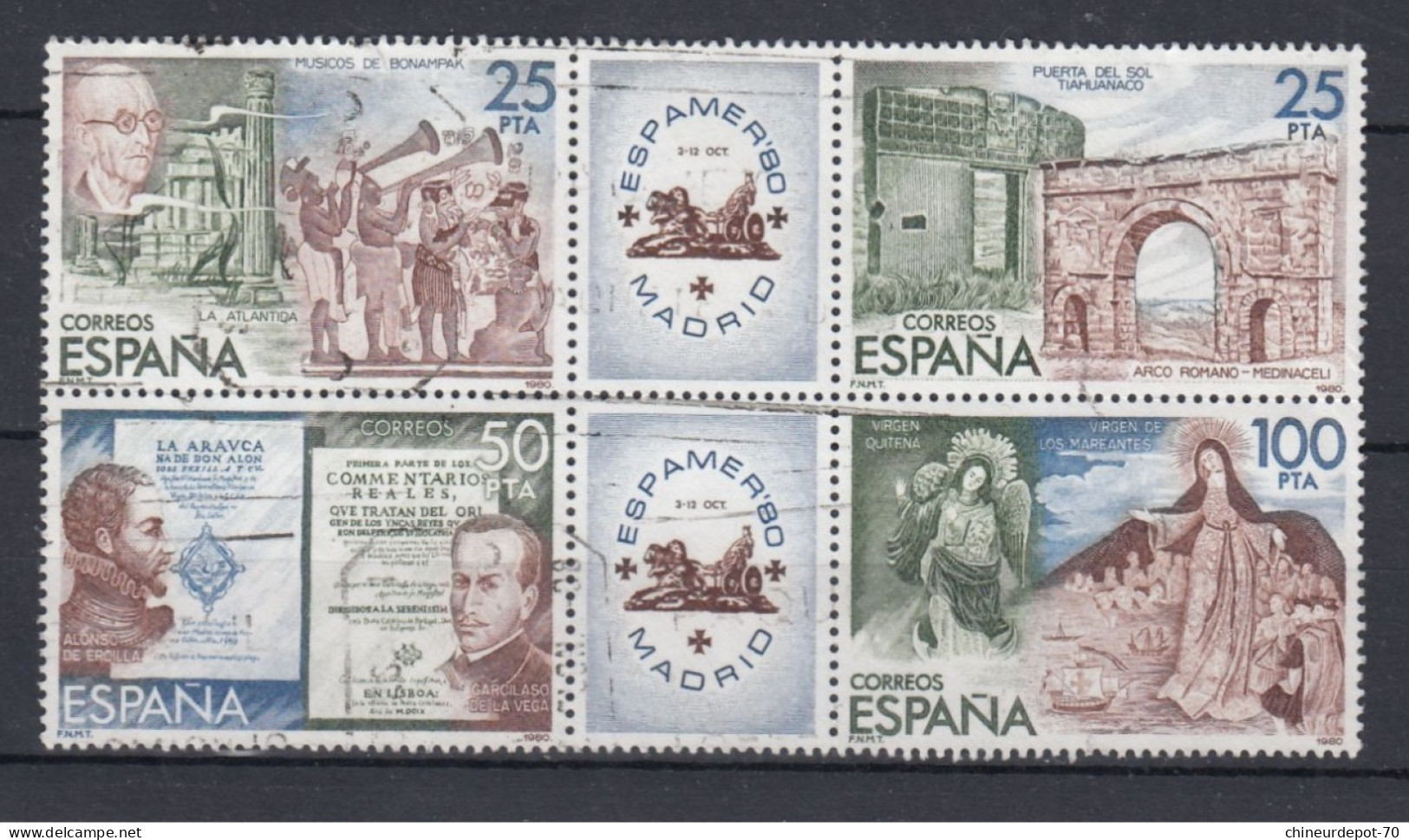 TIMBRES ESPANA ESPAGNE SPAIN NON Classés BLOC - Blocks & Sheetlets & Panes