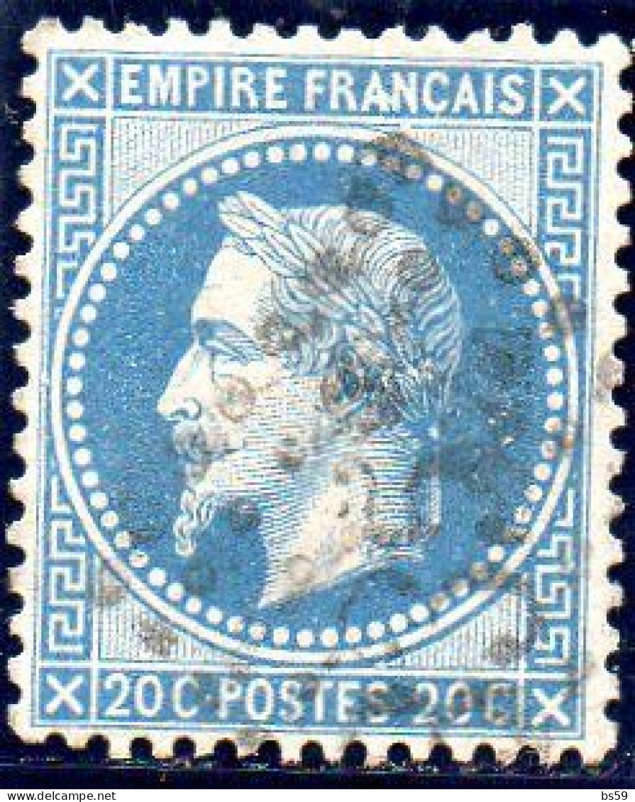 N° 29A Type I Variété De Planchage (A Et N De FRANCAIS Reliés) - 1863-1870 Napoleone III Con Gli Allori