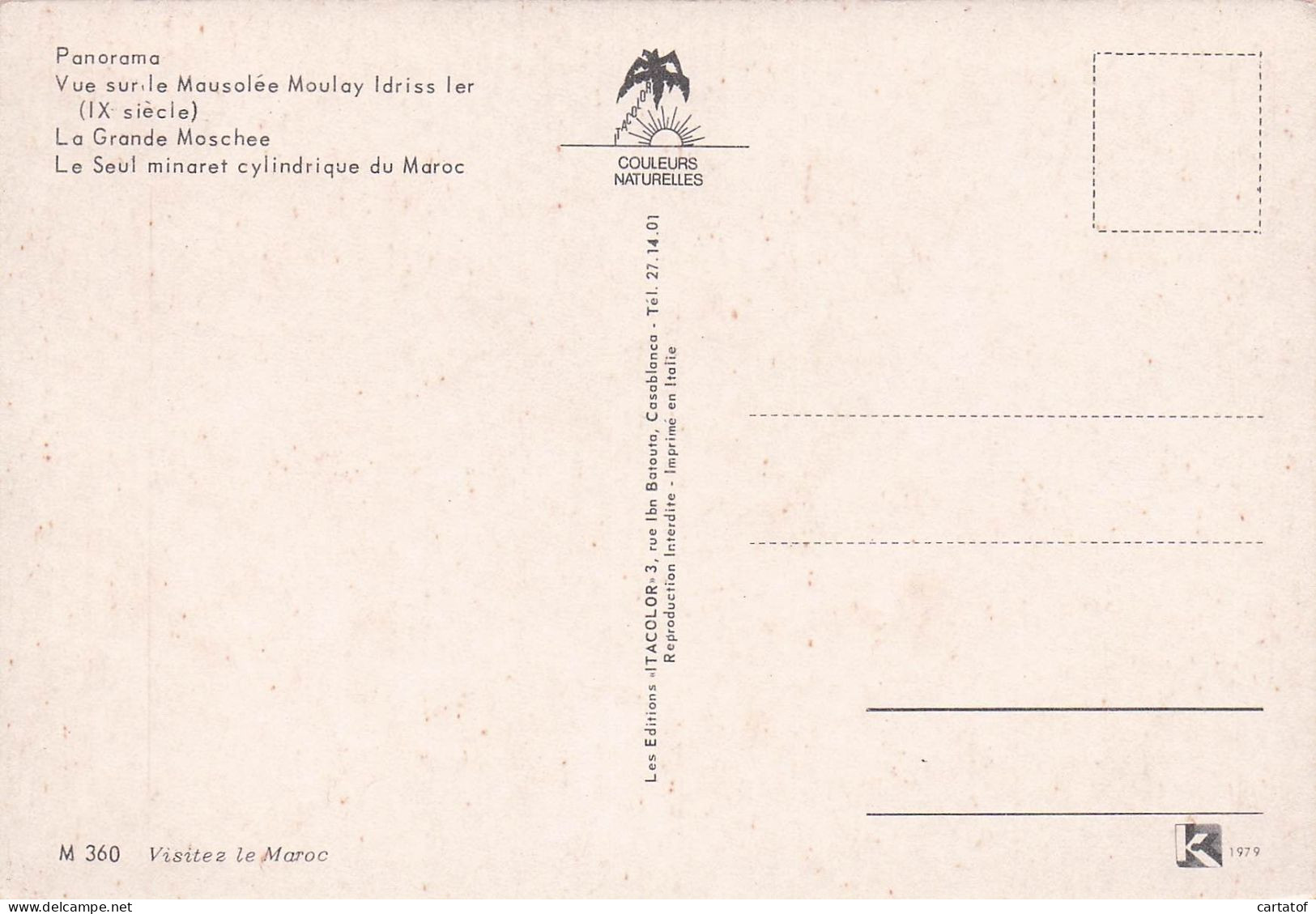 MOULAY IDRISS . CP Multivues . - Andere & Zonder Classificatie