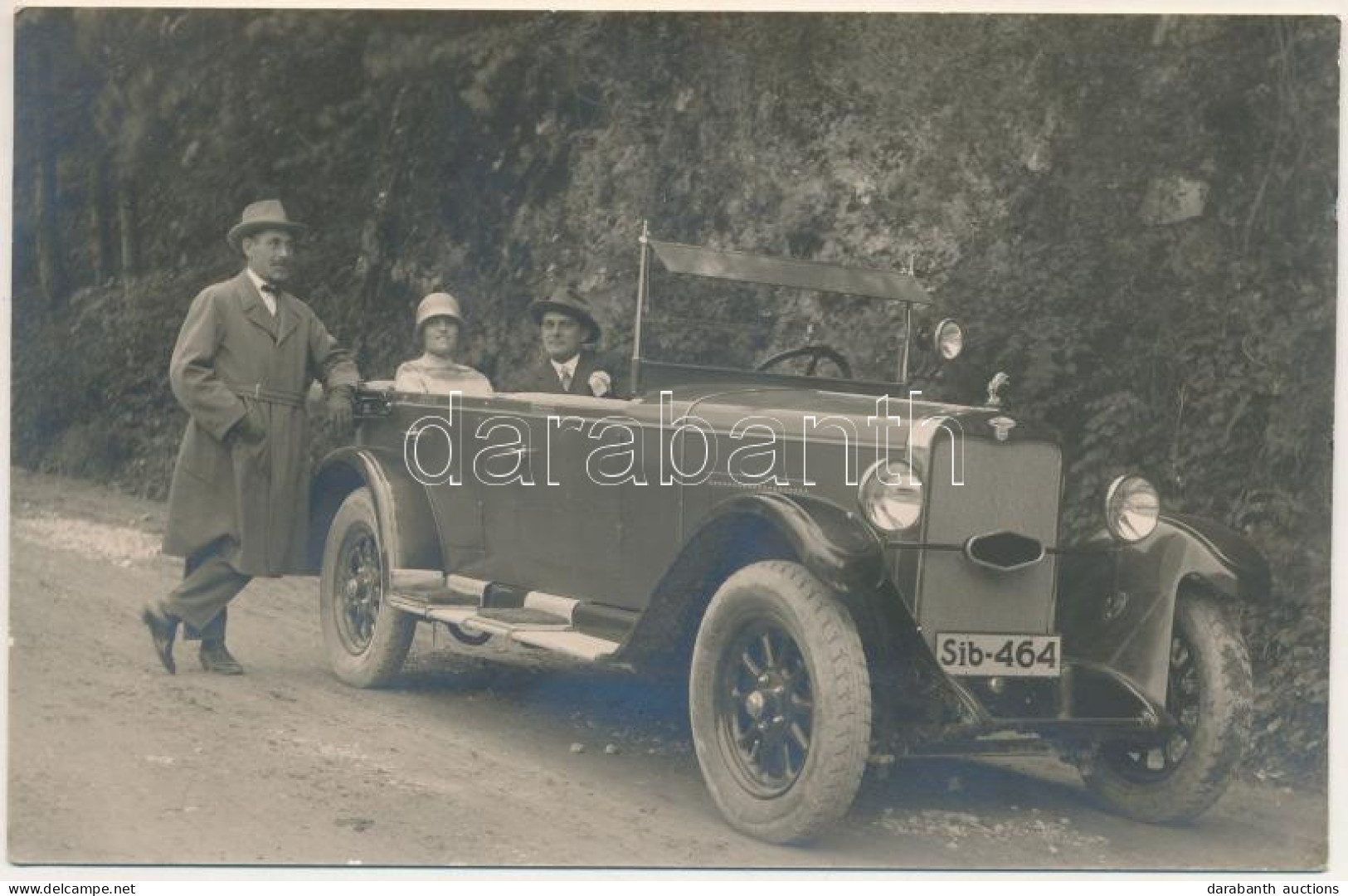 * T3 Herkulesfürdő, Baile Herculane; Automobil / Automobile, Vintage Car. Atelier Krakovsky Photo (vágott / Cut) - Unclassified