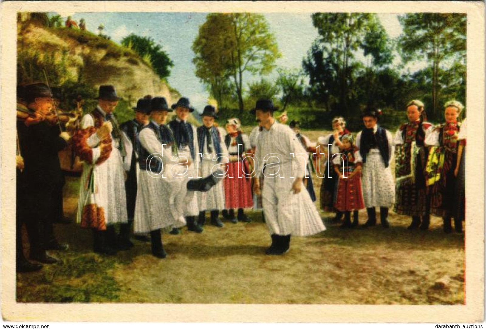 T2/T3 1942 Kalotaszeg, Tara Calatei; "Legényes" Tánc Kalotaszegen, Erdélyi Folklór / Folk Dance, Transylvanian Folklore  - Unclassified