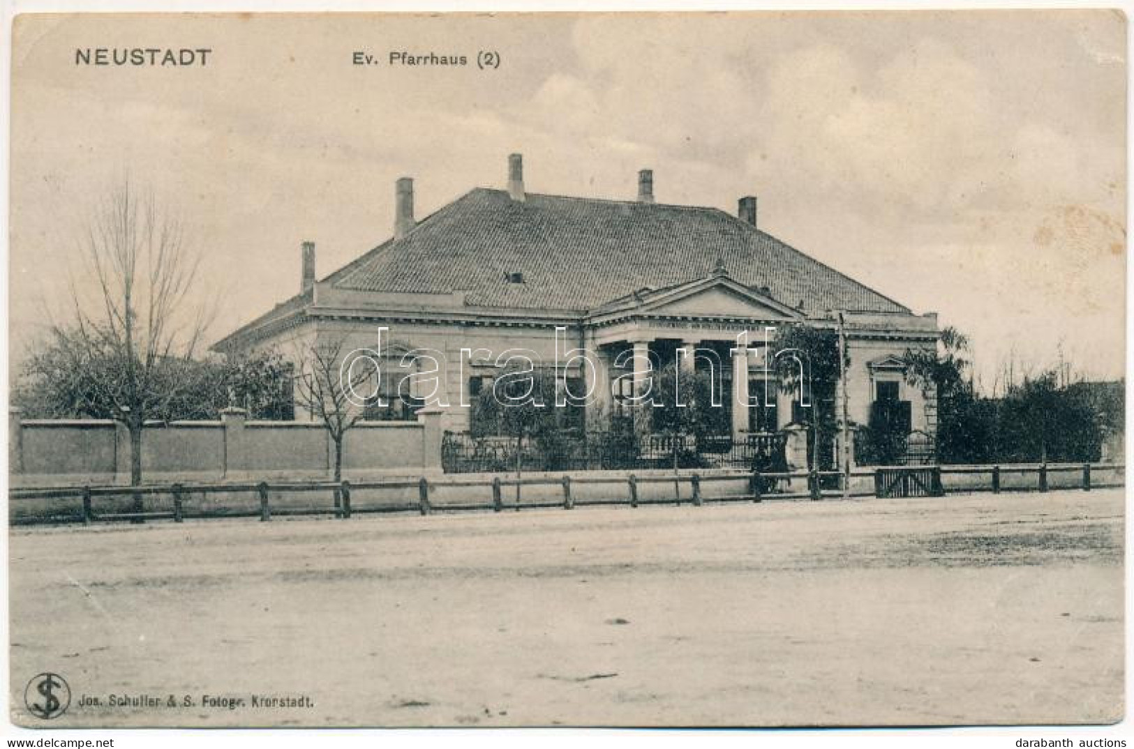 T2/T3 Keresztényfalva, Neustadt, Cristian; Evangélikus Lelkészlak. H. Zeidner / Pfarrhaus / Lutheran Rectory (EK) - Unclassified